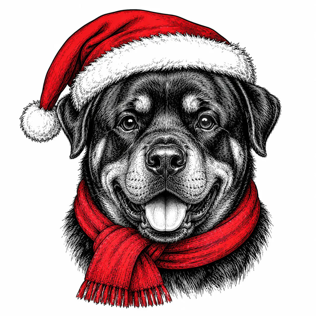 Santa Paws Christmas Dog Sweatshirt, 50 Dog Breeds in Festive Santa Hat Sweatshirt, Dog Lover Shirt, Funny Christmas Gift Sweatshirt