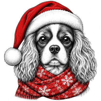 Santa Paws Christmas Dog Sweatshirt, 50 Dog Breeds in Festive Santa Hat Sweatshirt, Dog Lover Shirt, Funny Christmas Gift Sweatshirt