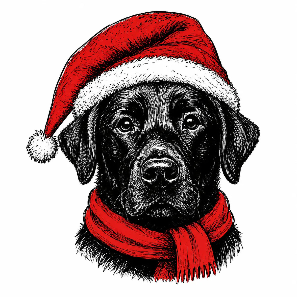 Santa Paws Christmas Dog Sweatshirt, 50 Dog Breeds in Festive Santa Hat Sweatshirt, Dog Lover Shirt, Funny Christmas Gift Sweatshirt