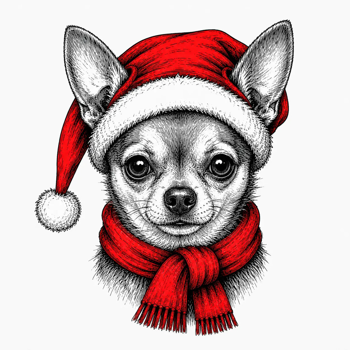 Santa Paws Christmas Dog Sweatshirt, 50 Dog Breeds in Festive Santa Hat Sweatshirt, Dog Lover Shirt, Funny Christmas Gift Sweatshirt