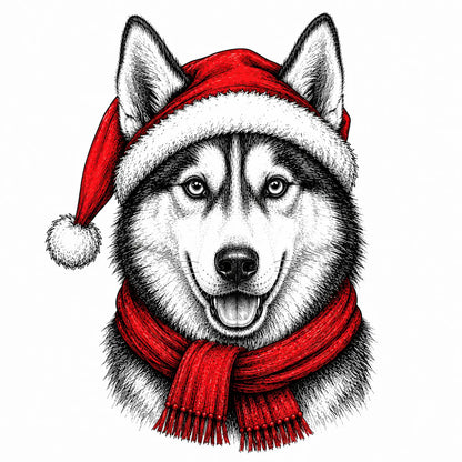 Santa Paws Christmas Dog Sweatshirt, 50 Dog Breeds in Festive Santa Hat Sweatshirt, Dog Lover Shirt, Funny Christmas Gift Sweatshirt