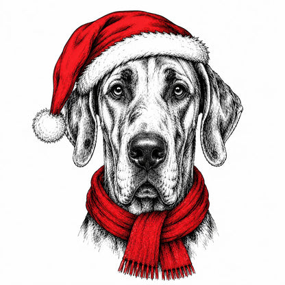 Santa Paws Christmas Dog Sweatshirt, 50 Dog Breeds in Festive Santa Hat Sweatshirt, Dog Lover Shirt, Funny Christmas Gift Sweatshirt