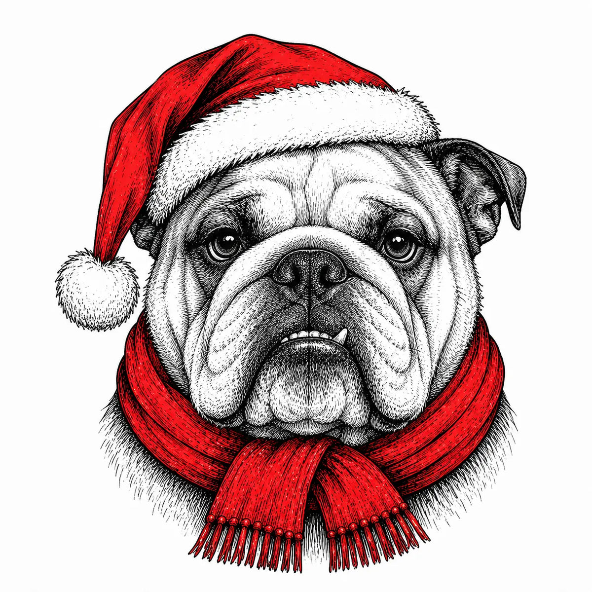 Santa Paws Christmas Dog Sweatshirt, 50 Dog Breeds in Festive Santa Hat Sweatshirt, Dog Lover Shirt, Funny Christmas Gift Sweatshirt